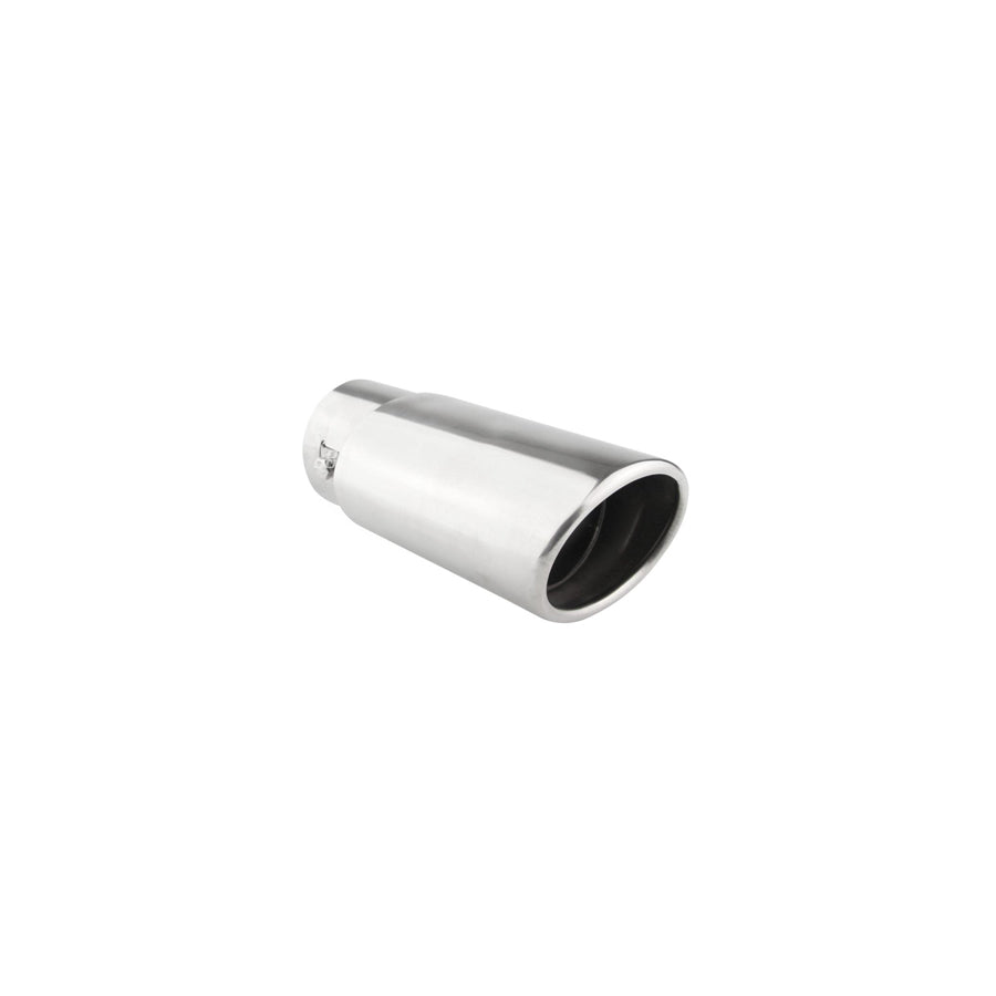 AMiO MT 020 02349 Exhaust tip 86 mm, oval, straight, Stainless Steel, 165mm, 63mm