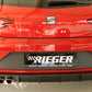 Rieger 00027033 SEAT 5F Leon FR Rear Diffuser for Twin Tailpipe Left -  Matte Black