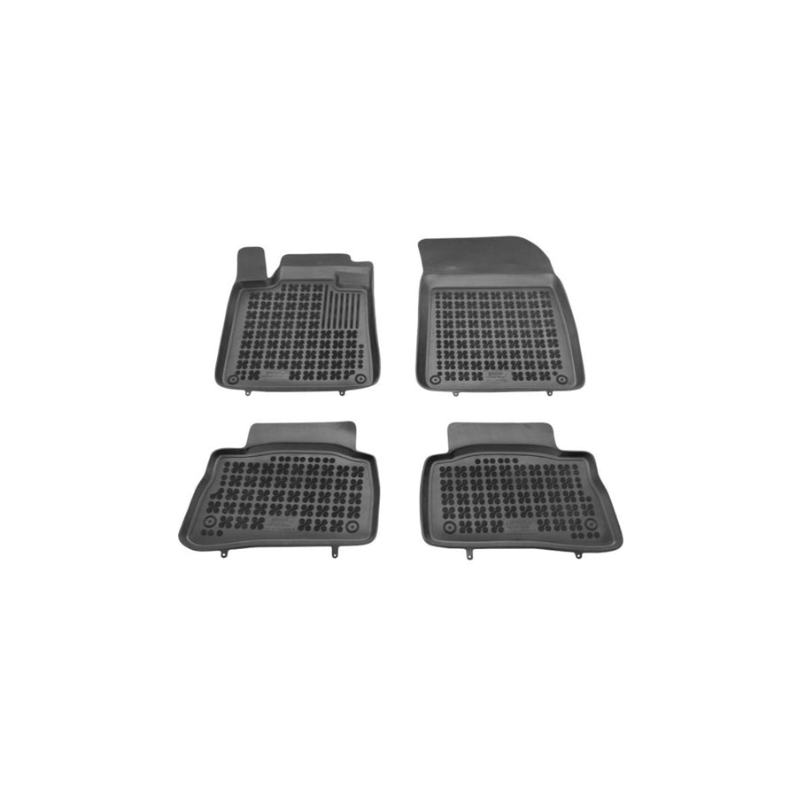 REZAW PLAST 202208 Floor mat set for SUZUKI Kizashi (FR) Elastomer, Front and Rear, Black