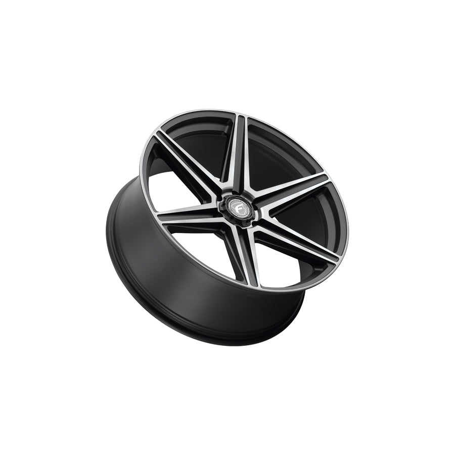 Forgestar F01240084P25 24x10 X6 Standard 6x139.7 ET25 BS6.5 Satin Black Machined - Double Dark Tint Truck & SUV Wheel
