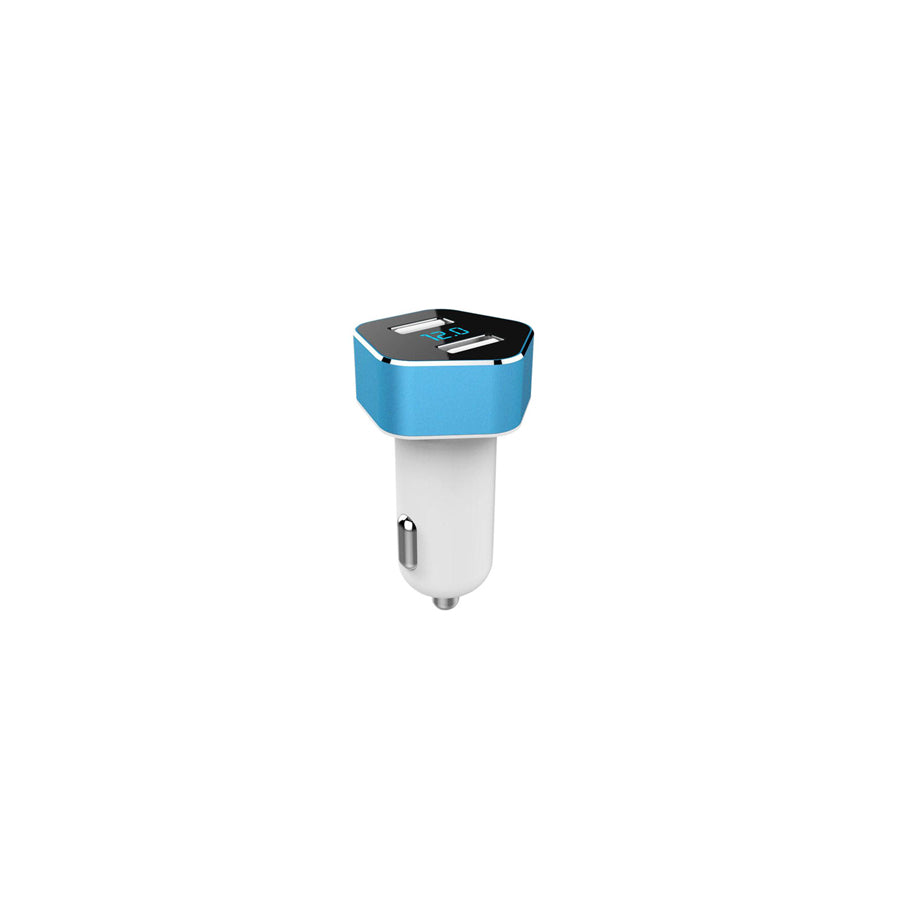 AMiO PCH PRO-05 02358 In-car charger Number of inlets/outlets: 2xUSB, Blue, White