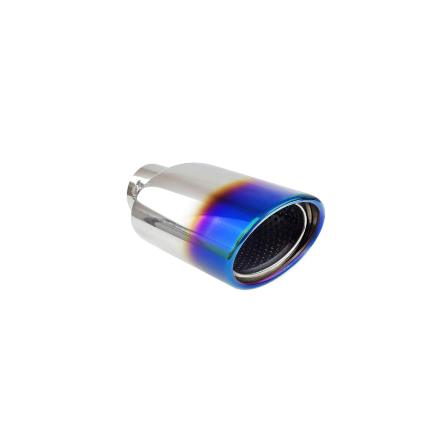 AMiO MT 023BLC 02356 Exhaust tip 120 mm, Blue, oval, straight, Stainless Steel, 180mm, 58mm
