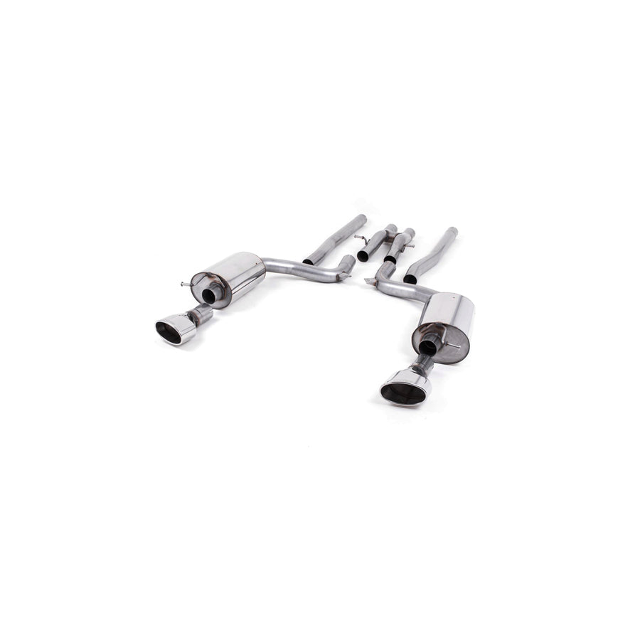 MillTek Audi C6 RS6 Resonated Cat-Back Exhaust
