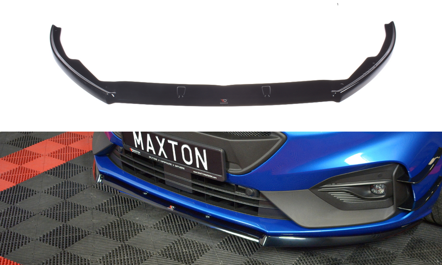 Maxton Design FO-FO-4-STLINE-FD2T Front Splitter V.2 Ford Focus ST / ST-Line MK4 | Duco Car Parts UK Car Parts