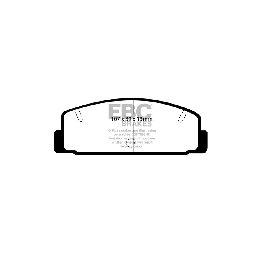 EBC PLK1604 Mazda 323 Yellowstuff Pads and Brake Line Performance Pack - Akebono Caliper 3 | Duco Car Parts UK Car Parts