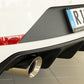 Rieger 00027036 SEAT 5F Leon FR Rear Diffuser for Sport Tailpipe Left & Right -  Matte Black