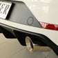 Rieger 00027036 SEAT 5F Leon FR Rear Diffuser for Sport Tailpipe Left & Right -  Matte Black