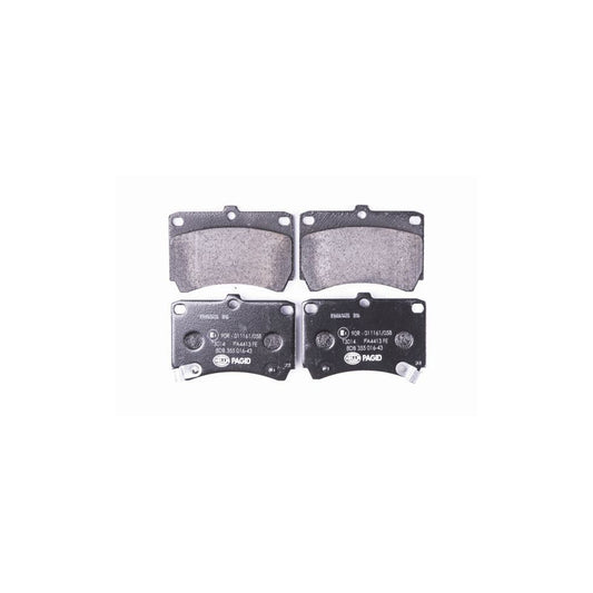 Hella 8DB 355 016 431 Brake Pad Set With Acoustic Wear Warning