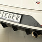 Rieger 00027036 SEAT 5F Leon FR Rear Diffuser for Sport Tailpipe Left & Right -  Matte Black