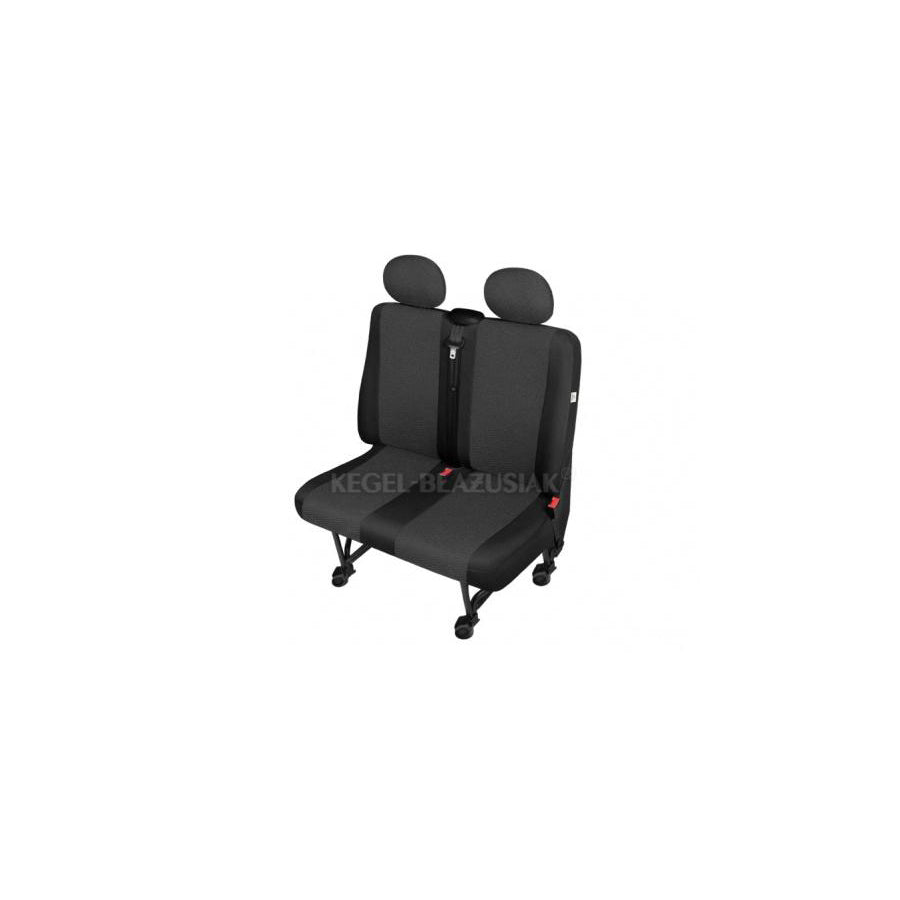 KEGEL 5-1441-217-4015 Car seat cover Black, Polyester, Front, Rear