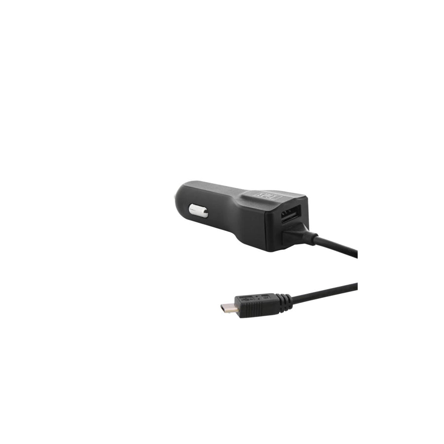 TnB 8697 In-car charger 12, 24V, 1.1m, Number of inlets/outlets: 1 USB, micro USB, Black