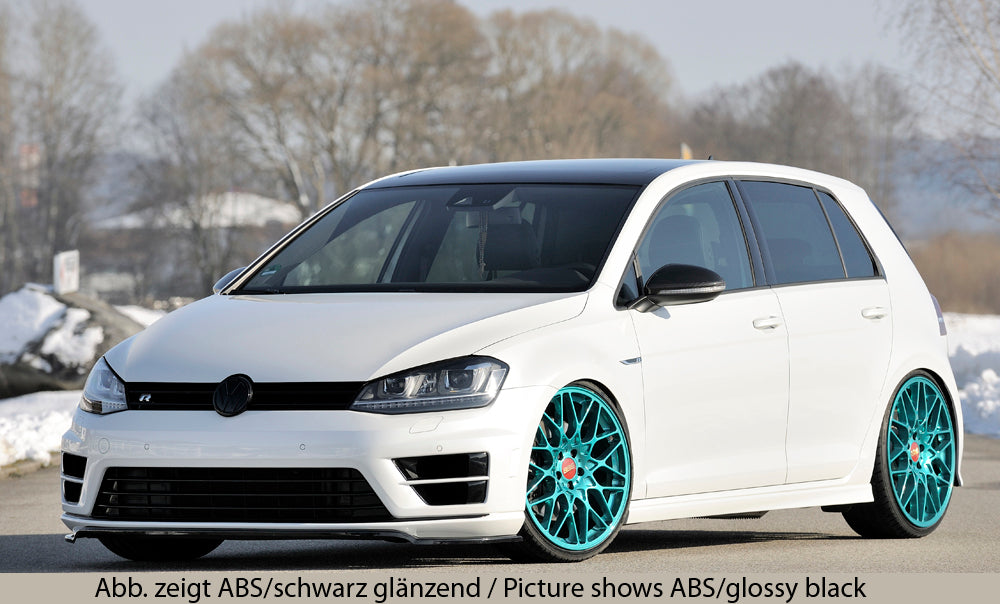 Rieger 00059566 VW Mk7 Mk7-Line Golf R Front Splitter -  Matte Black