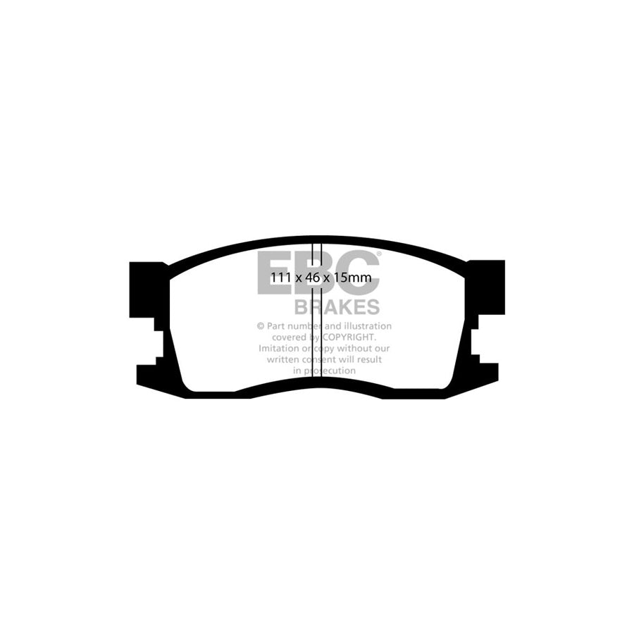 EBC DP1034 Honda Civic Shuttle Ultimax Front Brake Pads 2 | Duco Car Parts UK Car Parts