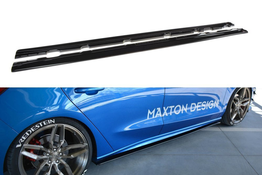 Maxton Design FO-FO-4-STLINE-SD1T Side Skirts Diffusers Ford Focus ST / ST-Line MK4 | Duco Car Parts UK Car Parts