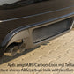 Rieger 00099550 BMW 3 Series E90 E91 Rear Diffuser for Twin Tailpipe Left & Right - Carbon-Look