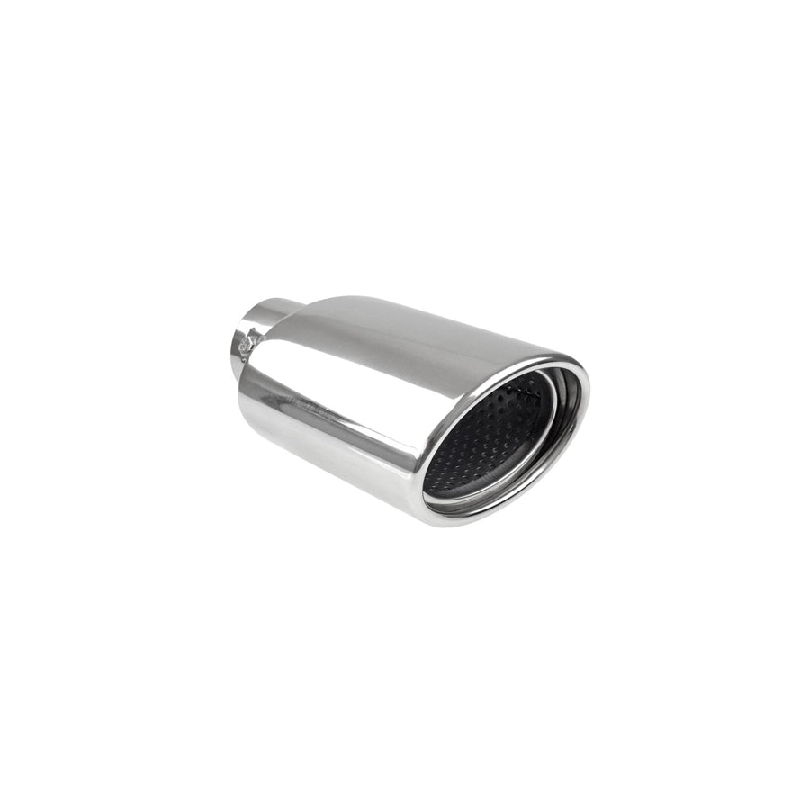 AMiO MT 023 02355 Exhaust tip 120 mm, oval, straight, Stainless Steel, 180mm, 58mm