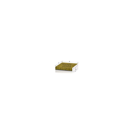 MANN-FILTER FP 2442 Pollen filter Activated Carbon Filter, Activated Carbon Filter with polyphenol, Particulate filter (PM 2.5), with antibacterial action, with fungicidal effect, FreciousPlus