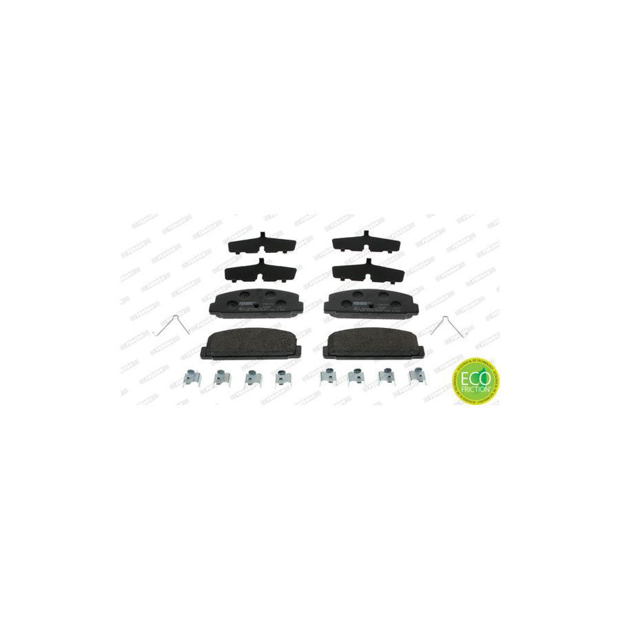 Ferodo Premier Eco Friction Fdb1812 Brake Pad Set Not Prepared For Wear Indicator Without Accessories