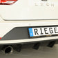 Rieger 00027036 SEAT 5F Leon FR Rear Diffuser for Sport Tailpipe Left & Right -  Matte Black