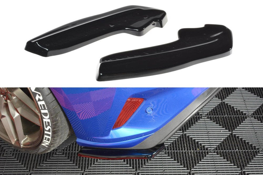 Maxton Design FO-FO-4-STLINE-RSD1T Rear Side Splitters V.1 Ford Focus ST-Line MK4 | Duco Car Parts UK Car Parts