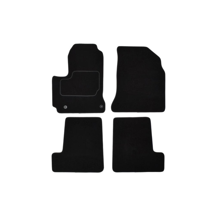 MAMMOOTH A041 TOY315 PRM 01 Floor mat set for TOYOTA RAV4 III Off-Road (XA30) Textile, Front and Rear, Quantity: 4, Black