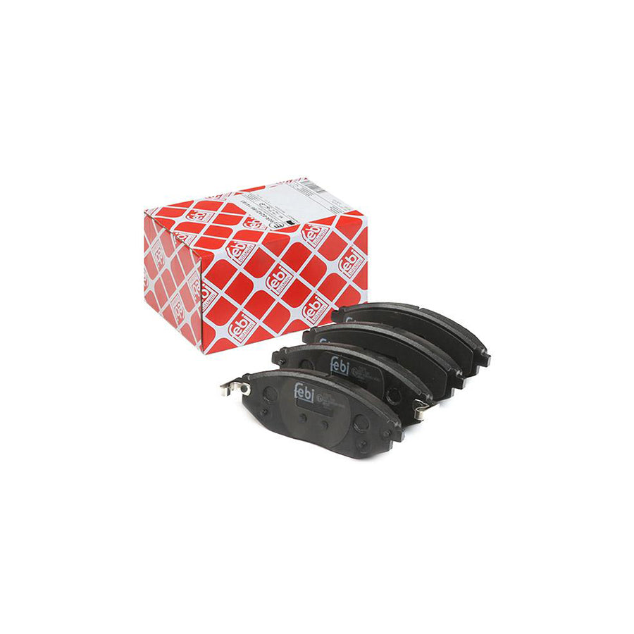 Febi Bilstein 116278 Brake Pad Set For Chevrolet Spark M300 Front Axle With Acoustic Wear Warning