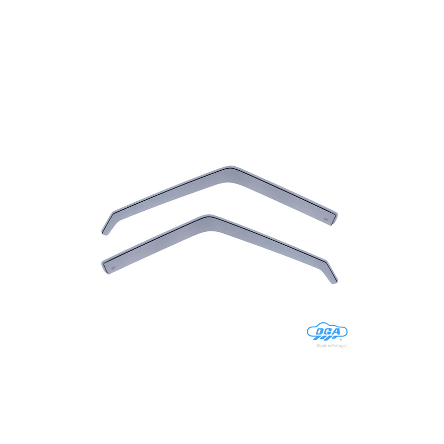 DGA 17006 Wind deflectors for NISSAN PATROL Arrow direction, Front, inner