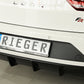 Rieger 00027035 SEAT 5F Leon FR Rear Diffuser for Twin Tailpipe Left -  Matte Black