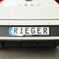 Rieger 00027035 SEAT 5F Leon FR Rear Diffuser for Twin Tailpipe Left -  Matte Black