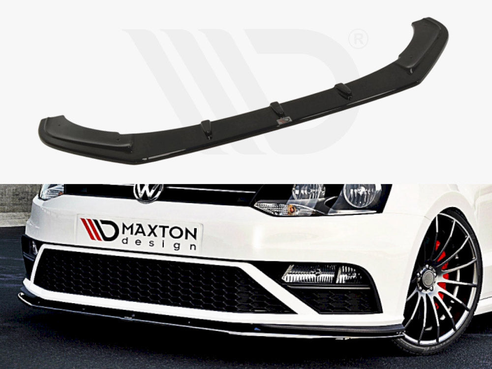 Maxton Design VW-PO-5F-GTI-FD1T Front Splitter VW Polo V GTI | Duco Car Parts UK Car Parts