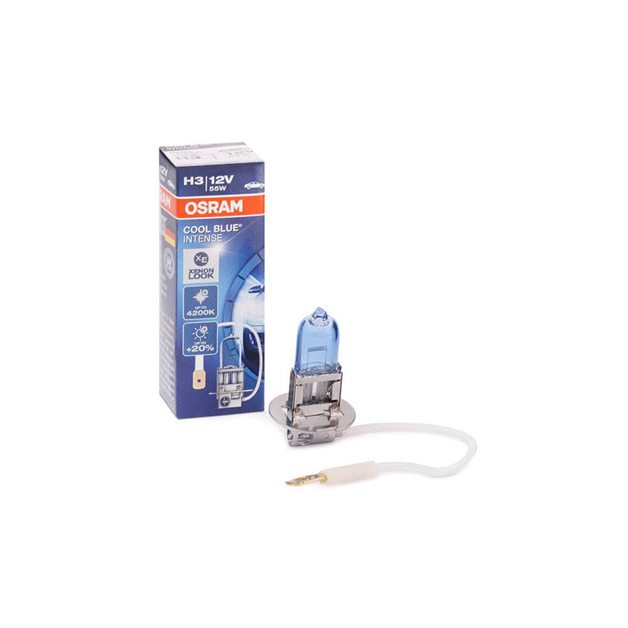 OSRAM COOL BLUE INTENSE 64151CBI Bulb, spotlight H3 12V 55W PK22s 4200K Halogen