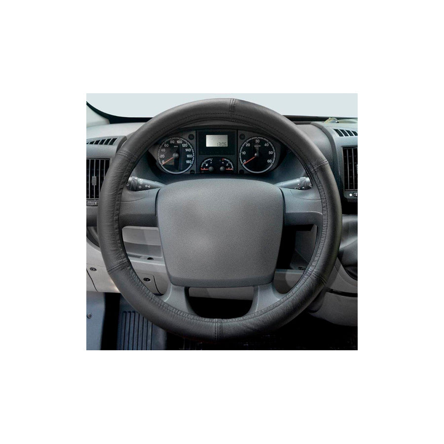 CARPASSION 10066 Steering wheel cover ?: 49-51cm, Leather