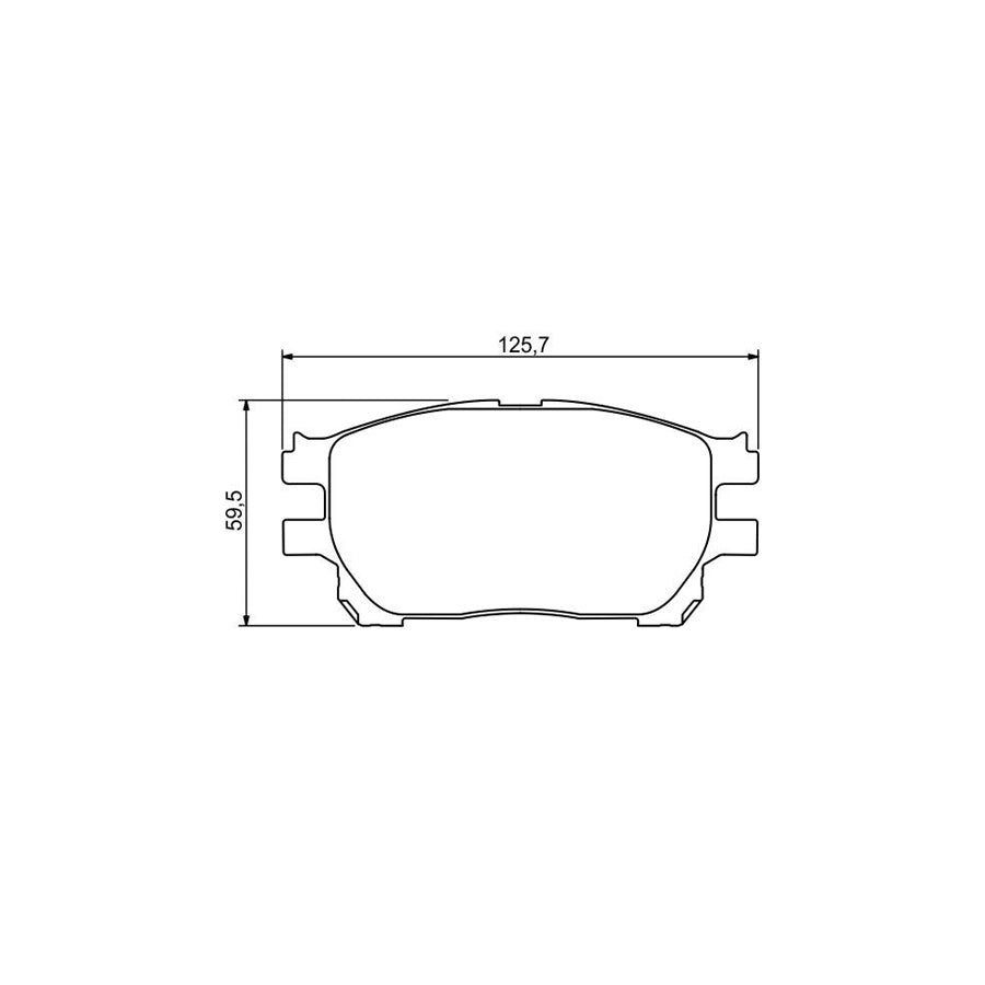 Bosch 0986494212 Brake Pad Set For Toyota Previa Estima Ii Xr30 With Anti Squeak Plate With Mounting Manual BP1148