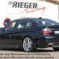 Rieger 00099550 BMW 3 Series E90 E91 Rear Diffuser for Twin Tailpipe Left & Right - Carbon-Look