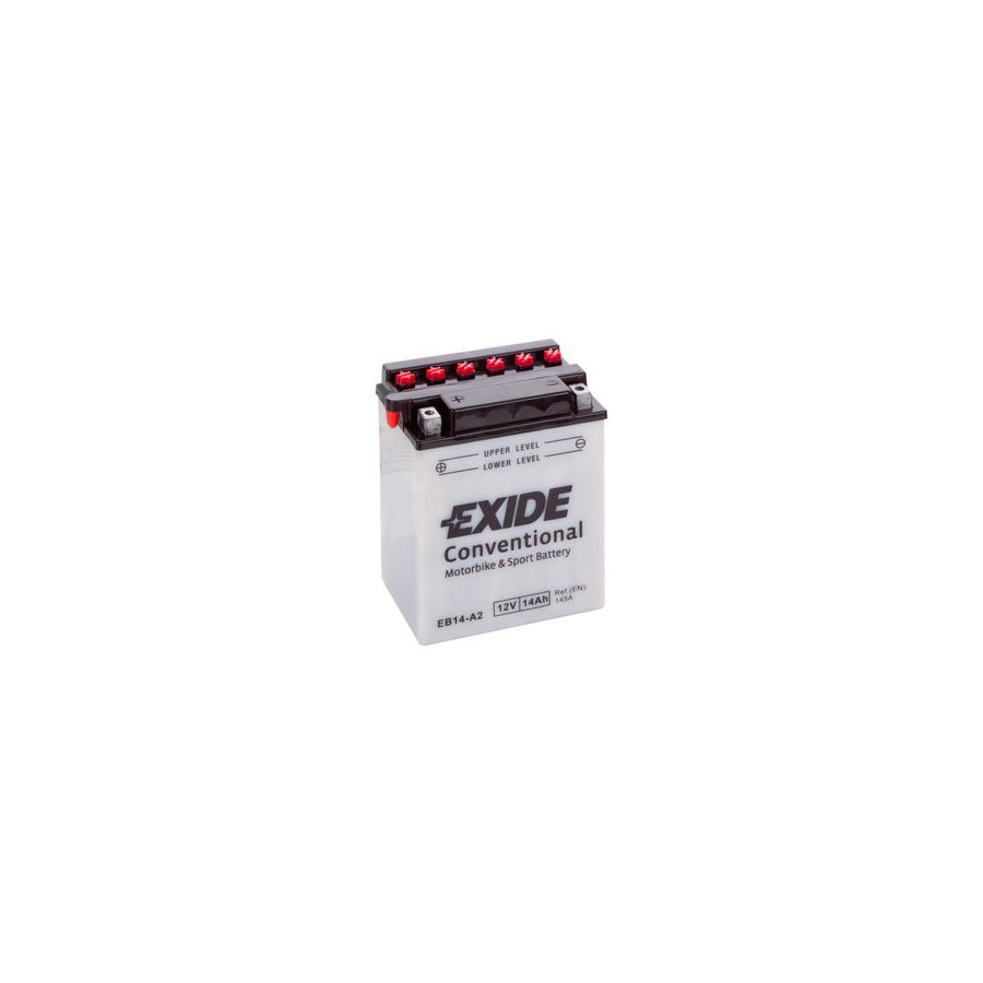 Exide EB14-A2 12V Conventional Motorcycle Battery | Duco Car Parts UK Car Parts