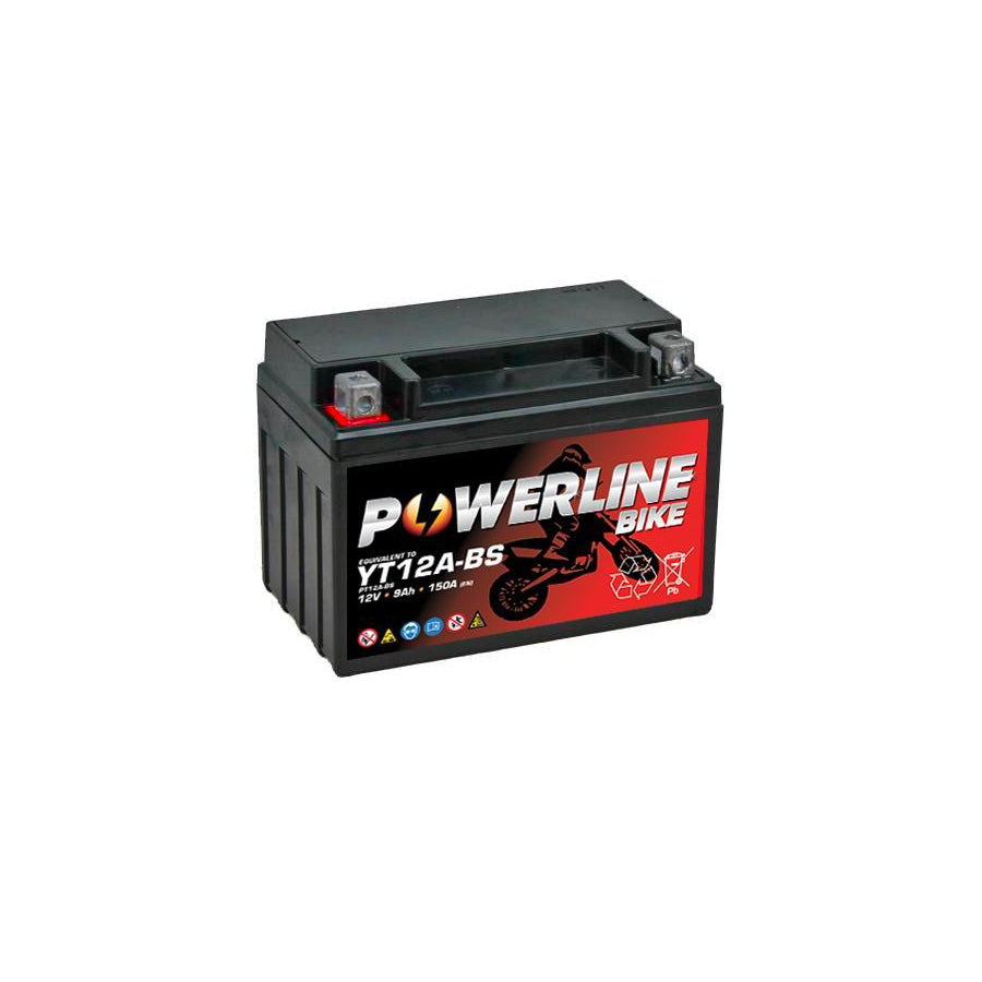 Powerline YT12A-BS Motorcycle Battery 12V