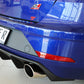 Rieger 00027038 SEAT 5F Leon Cupra Rear Diffuser for Original Tailpipe Left & RIght -  Matte Black