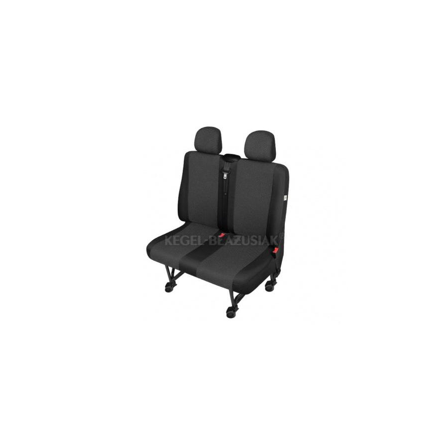 KEGEL 5-1443-217-4015 Car seat cover Black, Polyester, Front, Rear