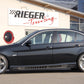 Rieger 00099550 BMW 3 Series E90 E91 Rear Diffuser for Twin Tailpipe Left & Right - Carbon-Look