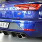 Rieger 00027038 SEAT 5F Leon Cupra Rear Diffuser for Original Tailpipe Left & RIght -  Matte Black