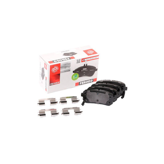 Ferodo Premier Eco Friction Fdb1956 Brake Pad Set With Acoustic Wear Warning With Piston Clip With Accessories