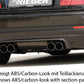 Rieger 00099576 BMW 3 Series E46 Rear Diffuser