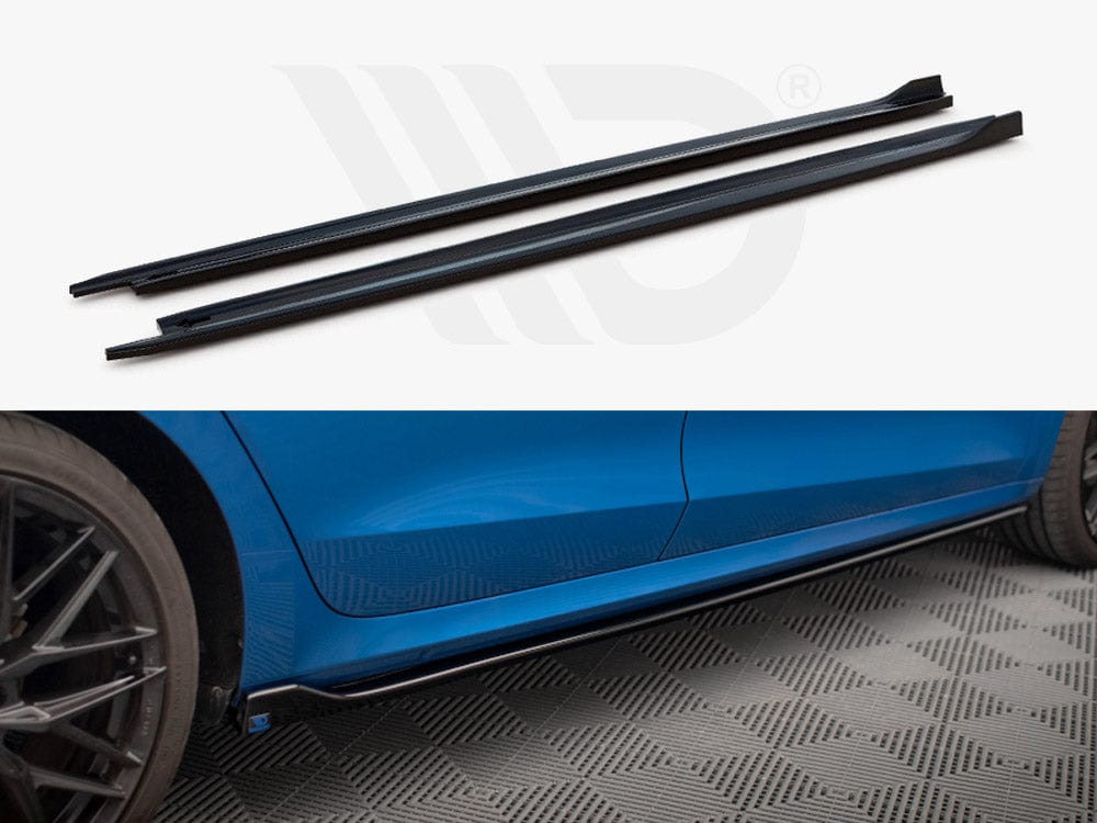 Maxton Design SK-OC-4-SD1T Side Skirts Diffusers V.1 Skoda Octavia MK4 | Duco Car Parts UK Car Parts