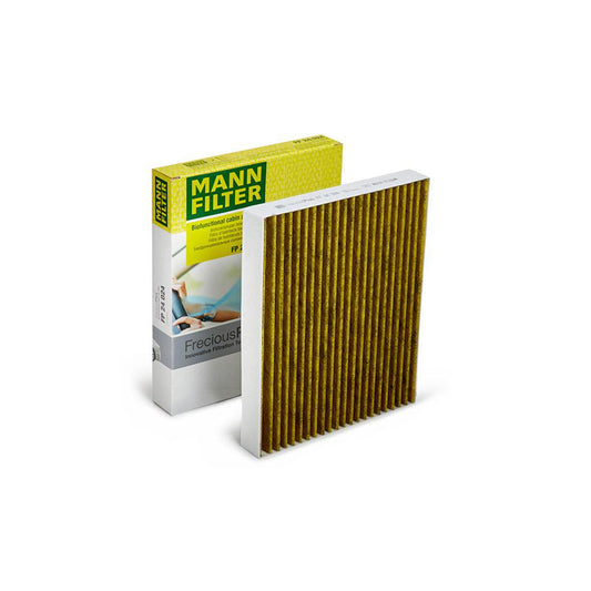 MANN-FILTER FP 24 024 Pollen filter Activated Carbon Filter, Activated Carbon Filter with polyphenol, Particulate filter (PM 2.5), with antibacterial action, with fungicidal effect