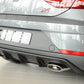 Rieger 00027037 SEAT 5F Leon Cupra Rear Diffuser for Original Tailpipe Left & RIght -  Matte Black