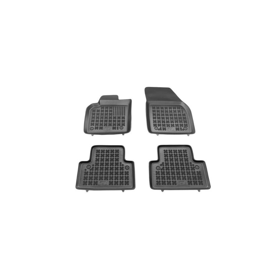 REZAW PLAST Tailored 200409 Floor mat set for VOLVO S40 II (MS, 544) Elastomer, Front and Rear, Quantity: 4, Black