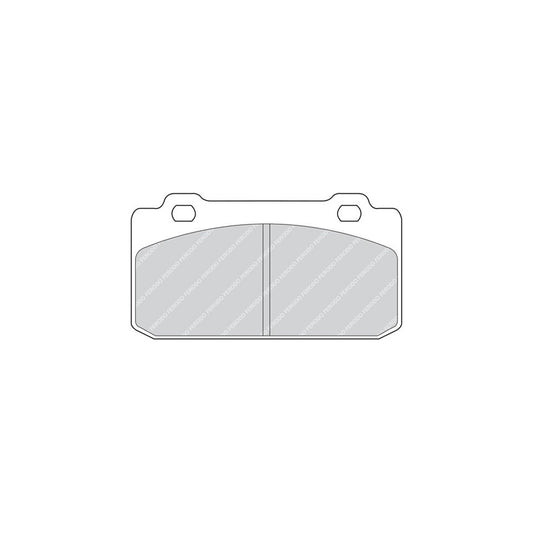 Ferodo Premier Fdb349 Brake Pad Set Not Prepared For Wear Indicator