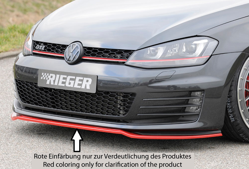 Rieger 00059570 VW Mk7 Golf Front Splitter (GTI & GTD)