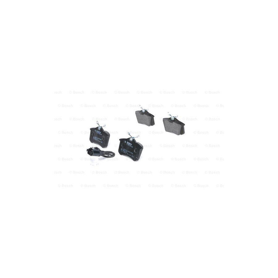 Bosch 0986424813 Brake Pad Set With Integrated Wear Sensor With Anti Squeak Plate With Mounting Manual BP951