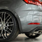 Rieger 00027037 SEAT 5F Leon Cupra Rear Diffuser for Original Tailpipe Left & RIght -  Matte Black